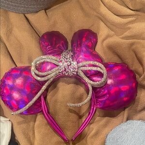 Pink and Purple Minnie Mouse Ears Headband